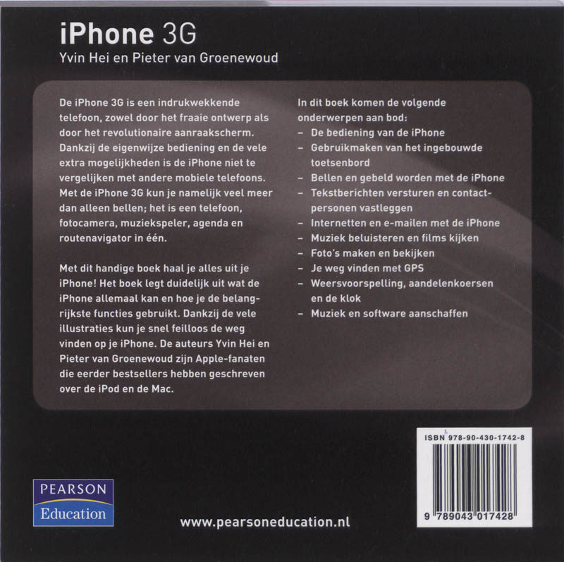 Achterkant van iPhone 3G