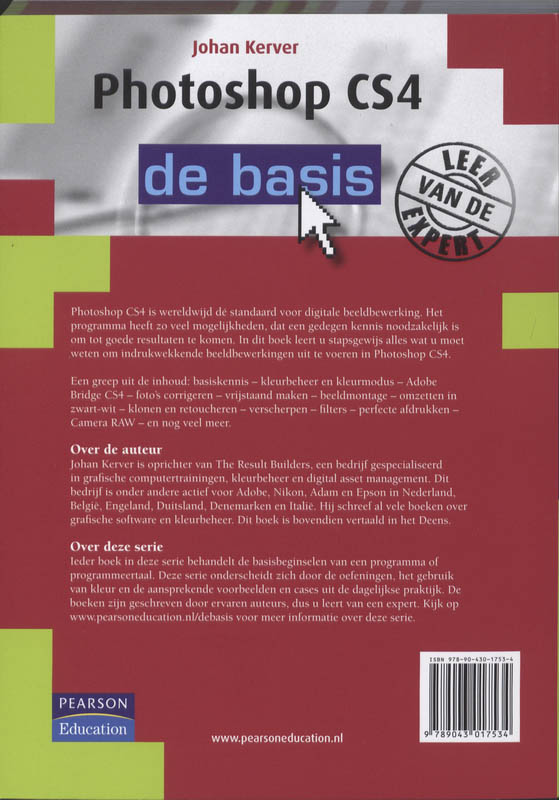 Achterkant van Photoshop CS4 de basis
