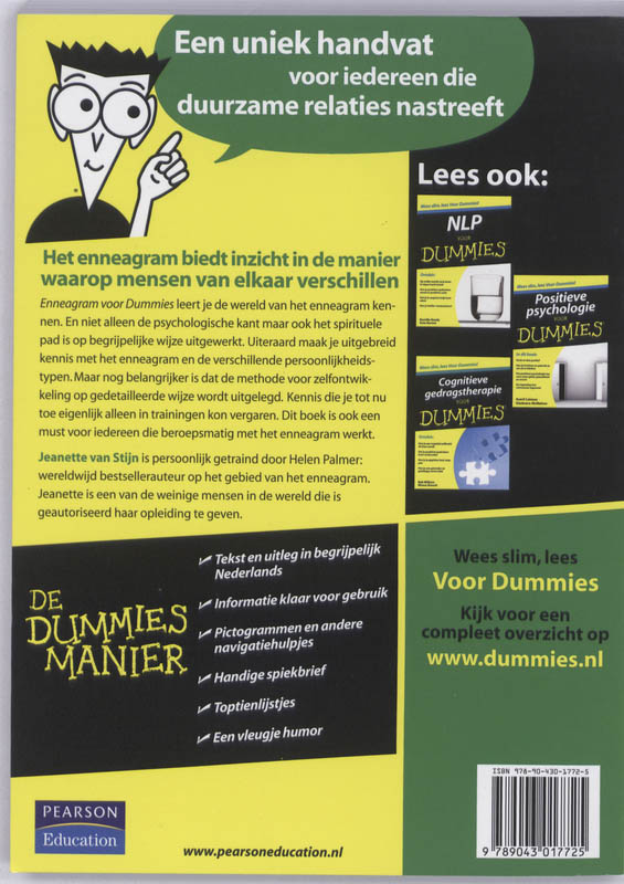 Achterkant van Enneagram voor Dummies