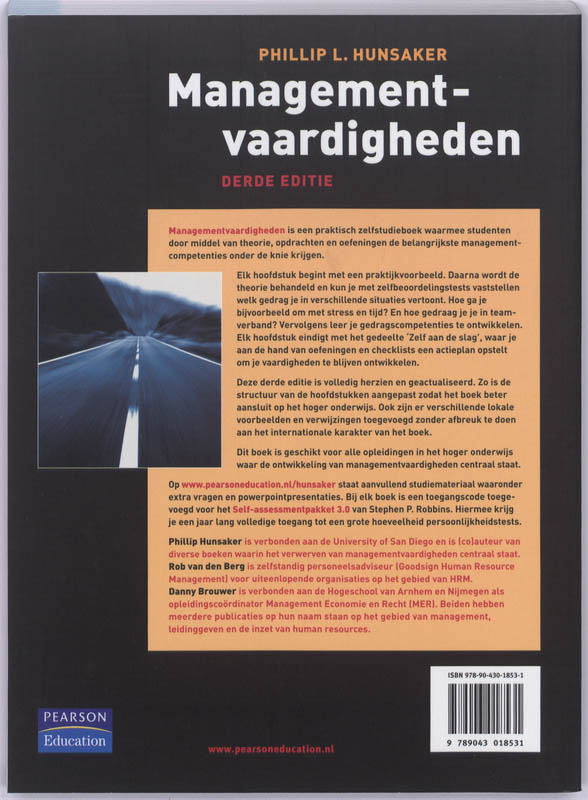 Achterkant van Managementvaardigheden
