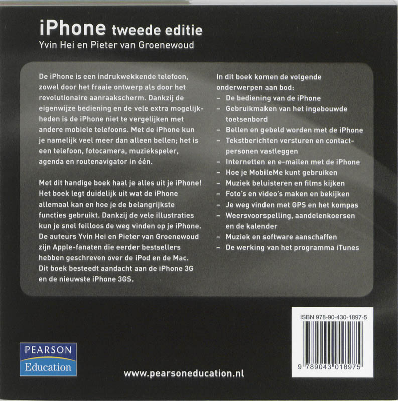 Achterkant van iPhone 2e editie
