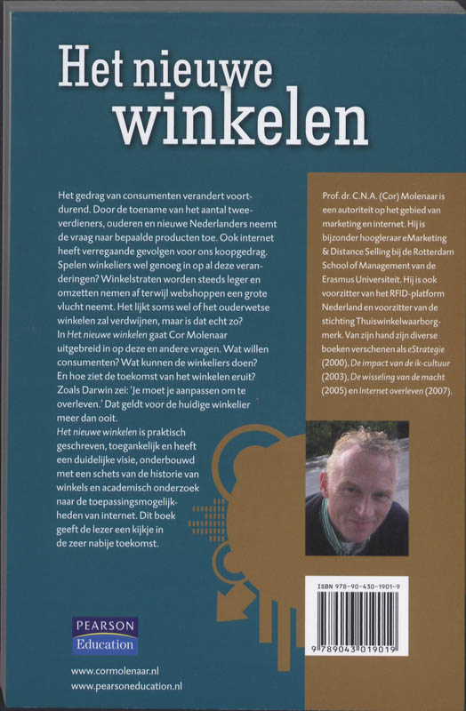 Achterkant van Het nieuwe winkelen