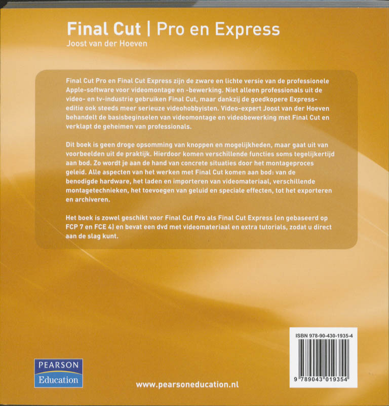 Achterkant van Final Cut