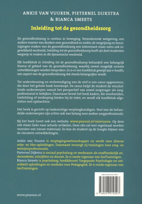 Achterkant van Inleiding tot de gezondheidszorg