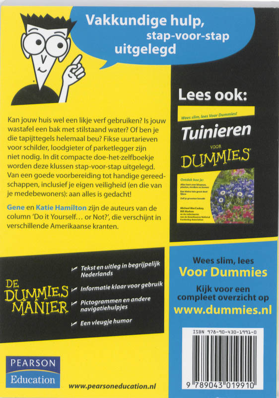 Achterkant van De kleine klussen voor Dummies