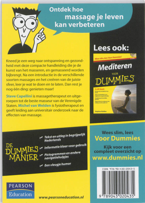 Achterkant van De kleine masseren voor Dummies