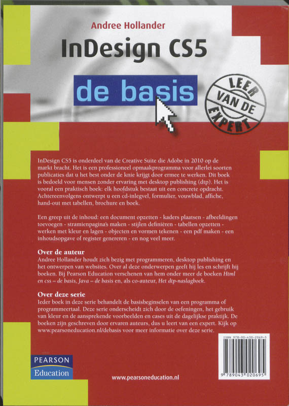 Achterkant van InDesign CS5