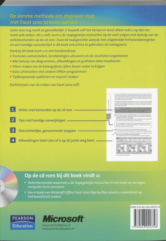 Achterkant van Excel 2010