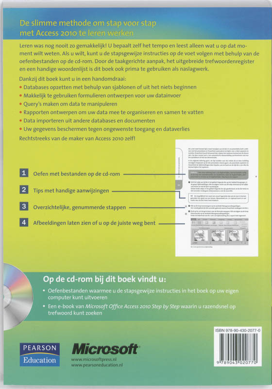 Achterkant van Access 2010