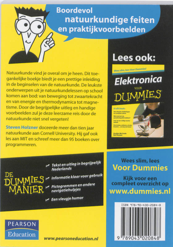 Achterkant van De kleine natuurkunde voor Dummies