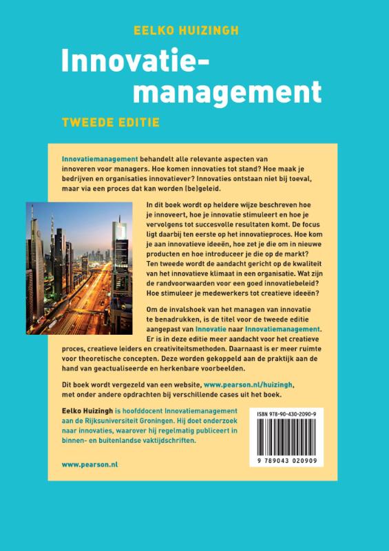 Achterkant van Innovatiemanagement