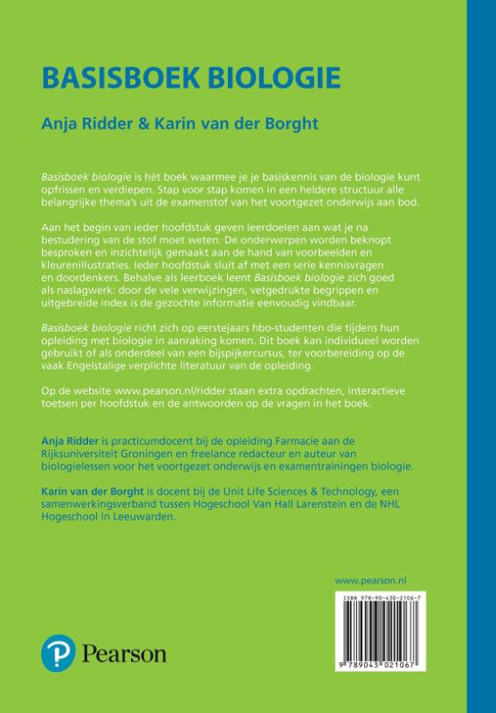 Achterkant van Basisboek biologie
