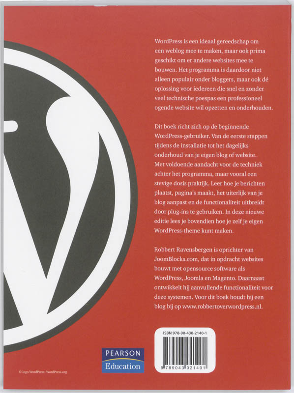 Achterkant van Kickstart WordPress