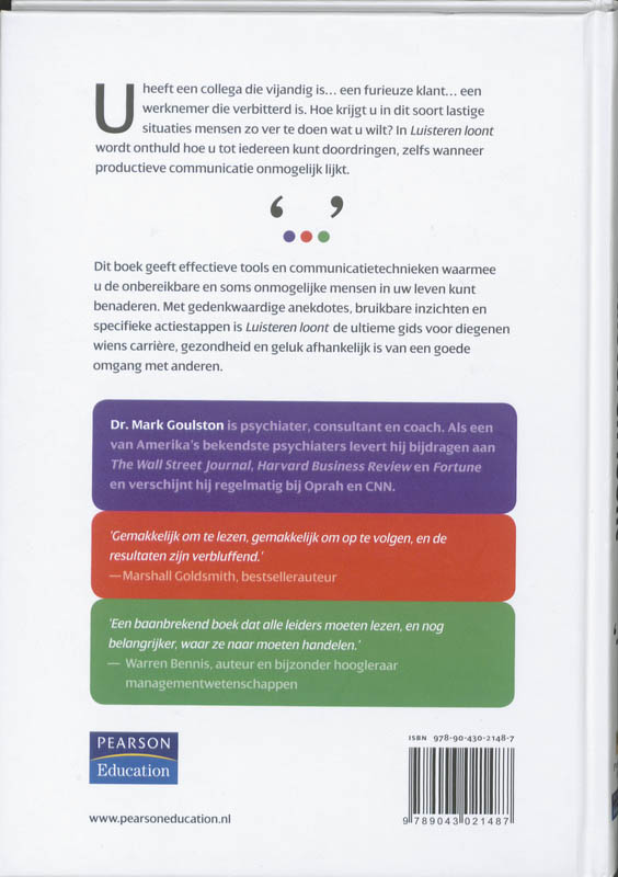 Achterkant van Luisteren loont!