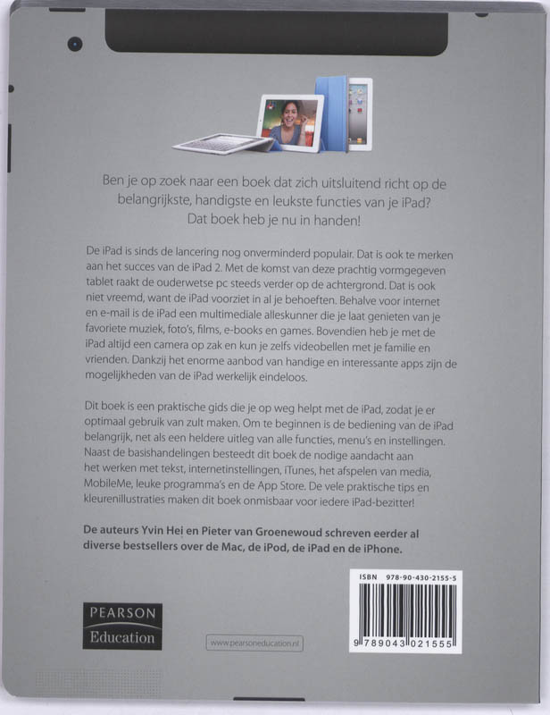 Achterkant van Het iPad 2 boek