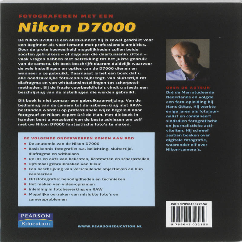Achterkant van Fotograferen met een Nikon D7000