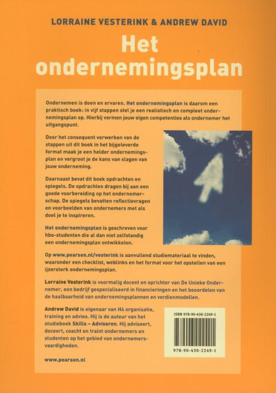 Achterkant van Het Ondernemingsplan