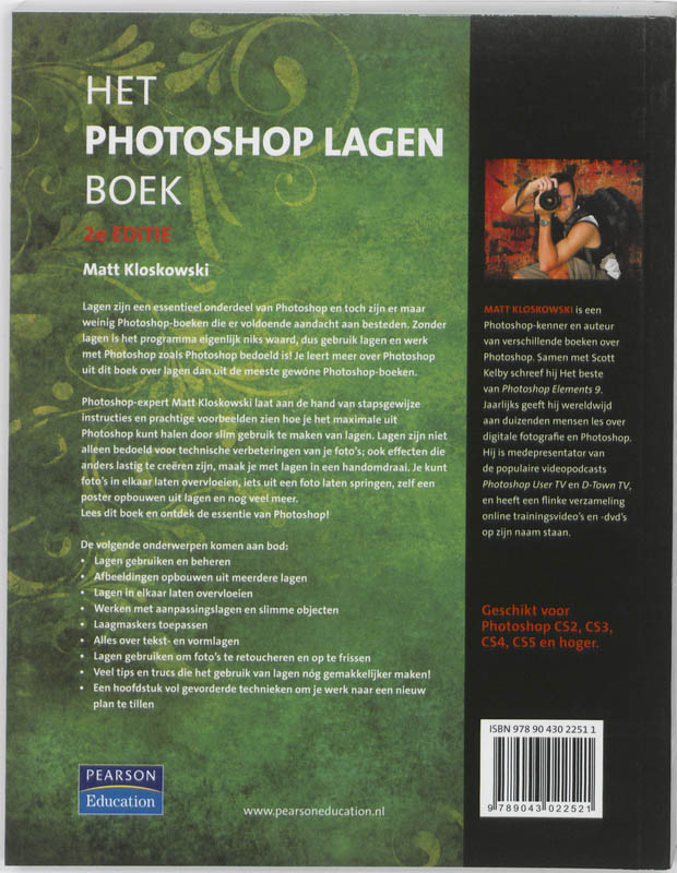 Achterkant van Het Photoshop Lagen boek