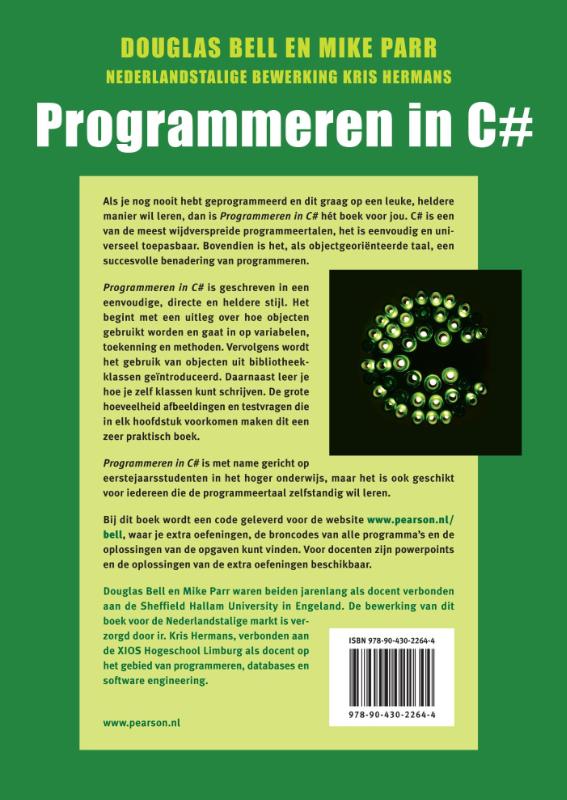 Achterkant van Programmeren in C