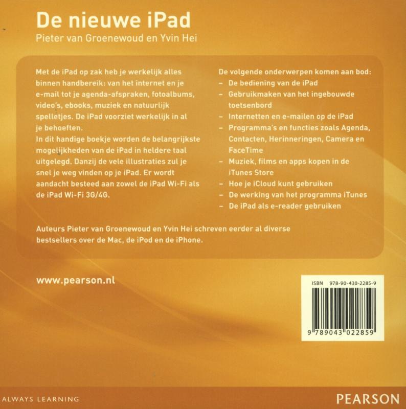 Achterkant van De nieuwe iPad