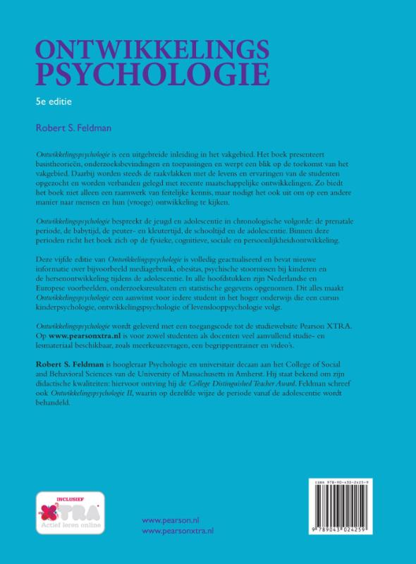 Achterkant van Ontwikkelingspsychologie