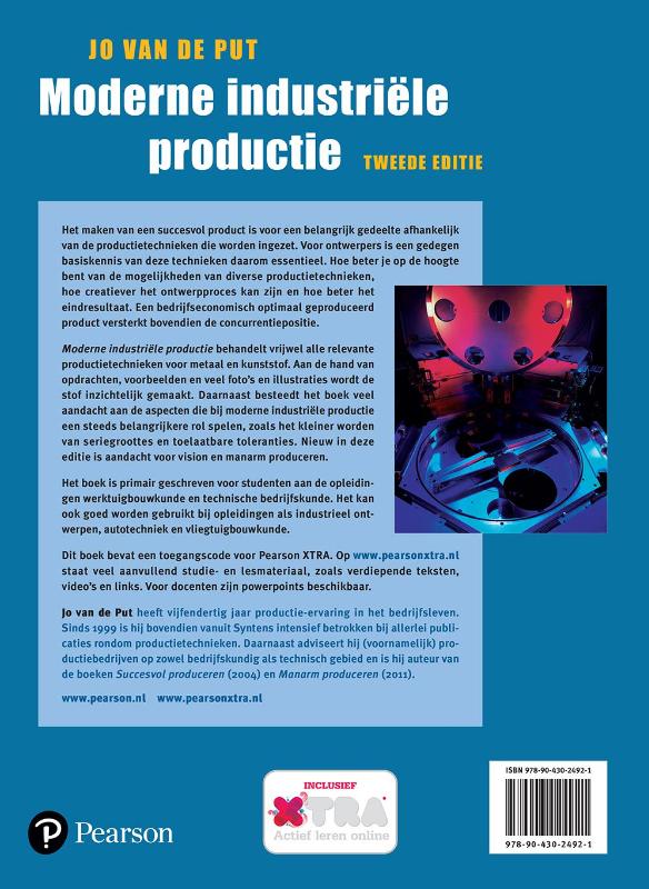 Achterkant van Moderne industriele productie