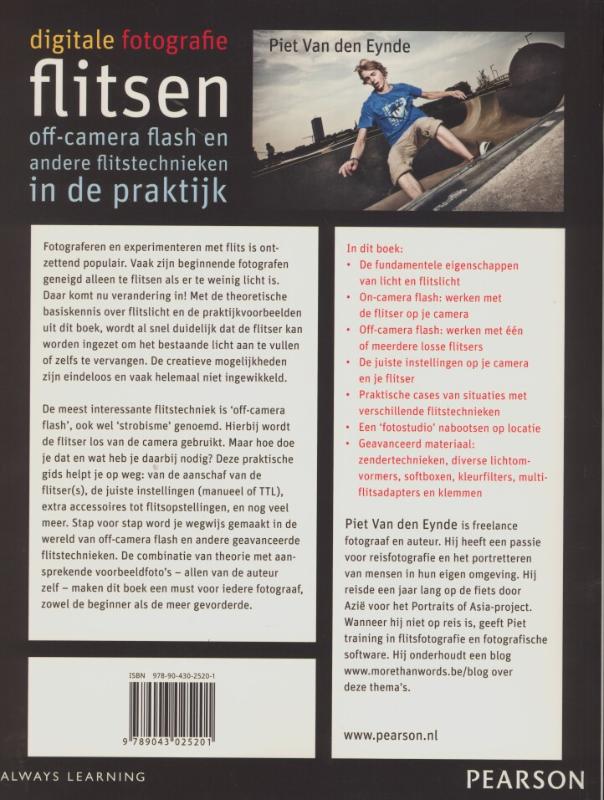 Achterkant van Flitsen