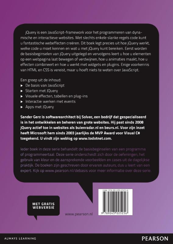 Achterkant van jQuery