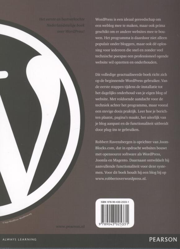Achterkant van Kickstart wordpress
