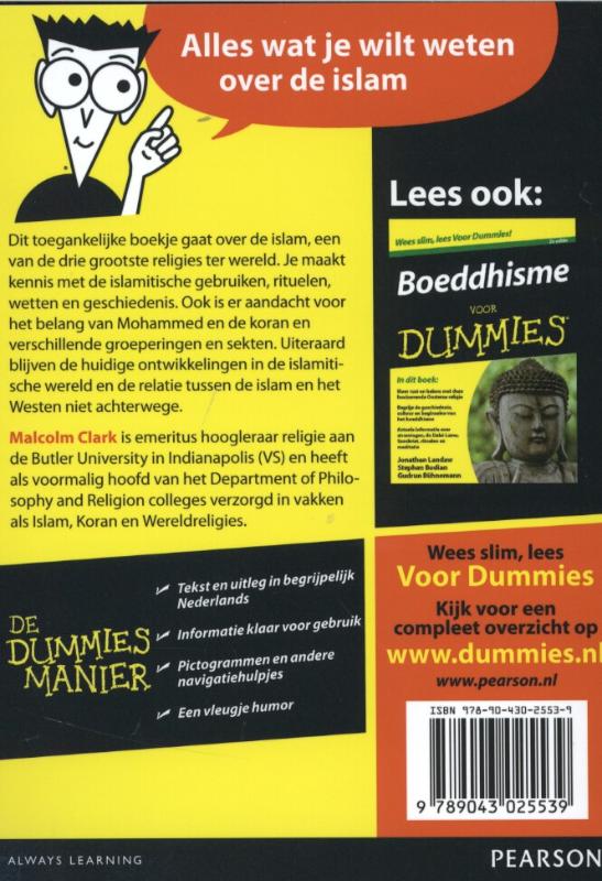 Achterkant van De kleine Islam voor dummies