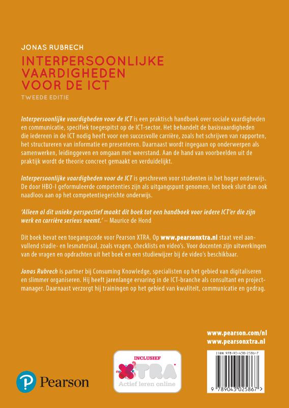 Achterkant van Interpersoonlijke vaardigheden voor de ICT