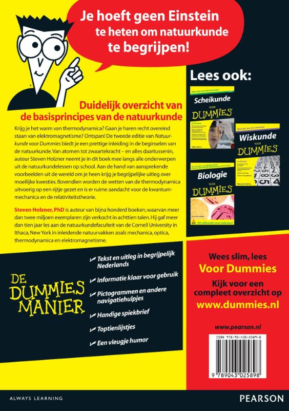 Achterkant van Natuurkunde