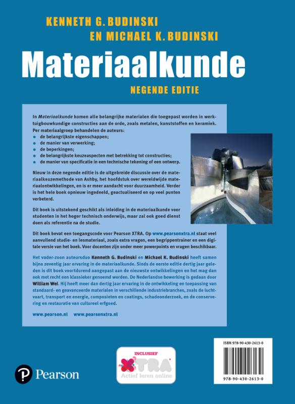 Achterkant van Materiaalkunde