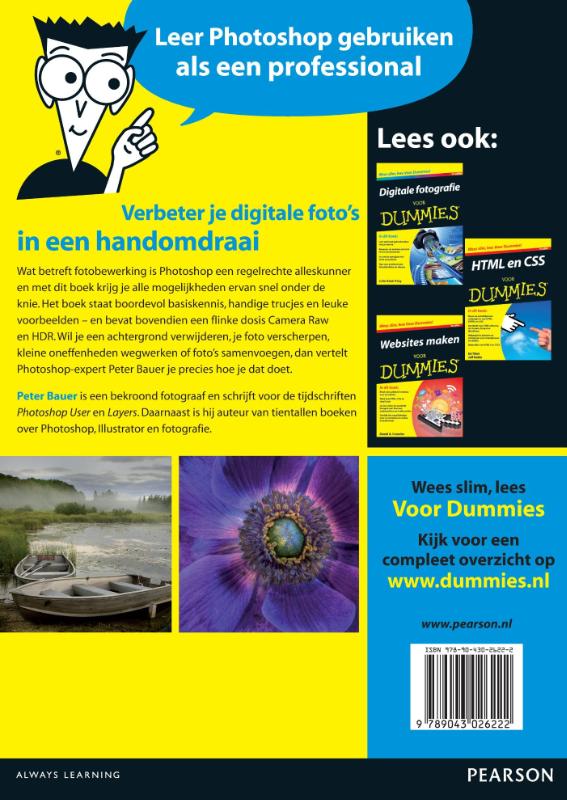 Achterkant van Photoshop CS6 voor Dummies