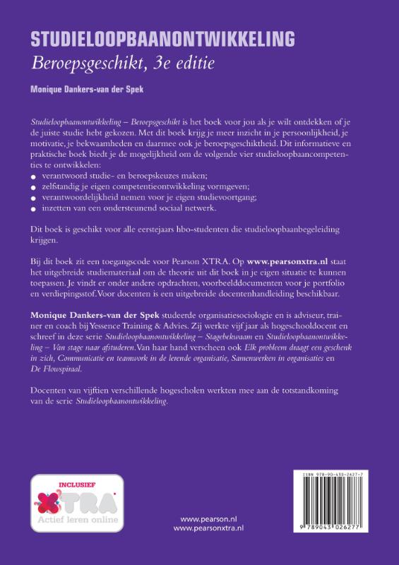 Achterkant van Studieloopbaanontwikkeling - Beroepsgeschikt