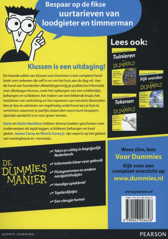 Achterkant van Klussen