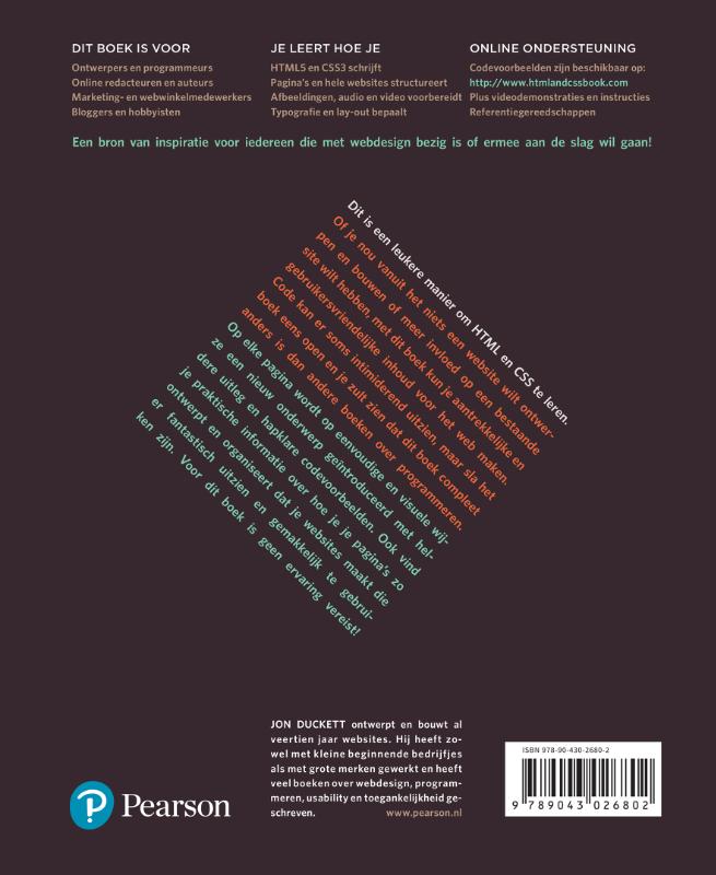 Achterkant van HTML en CSS - websites ontwerpen en bouwen