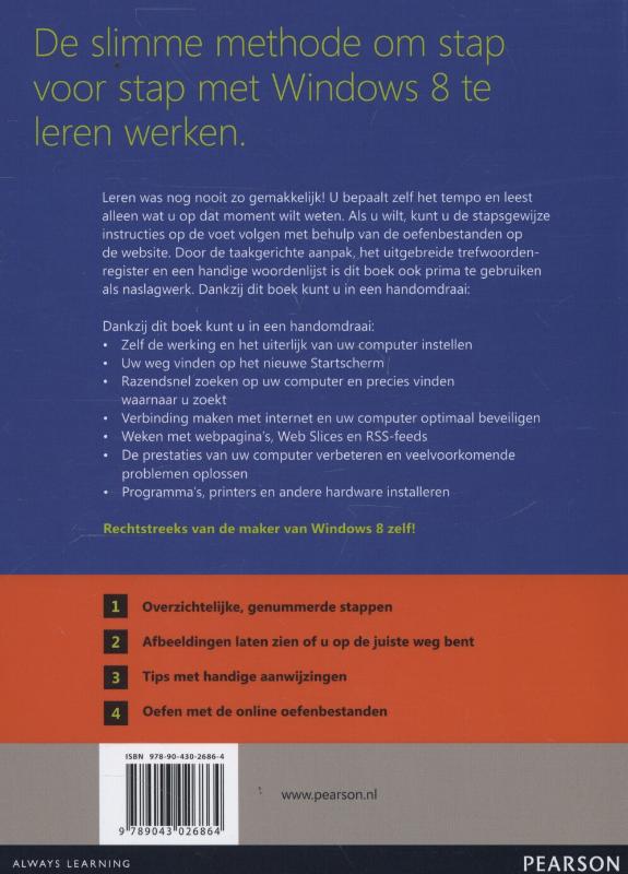 Achterkant van Windows 8