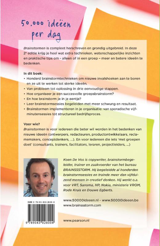Achterkant van Brainstormen