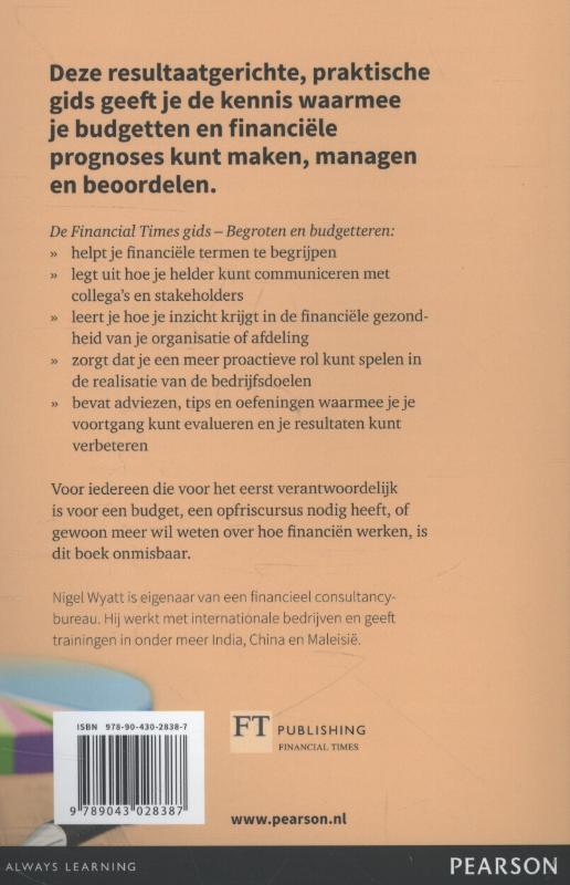 Achterkant van Begroten en budgetteren