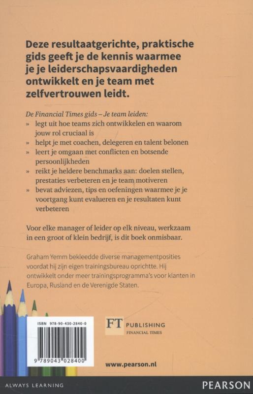 Achterkant van Je team leiden