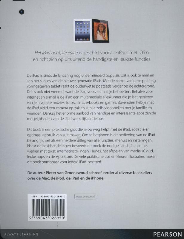 Achterkant van Het iPad boek