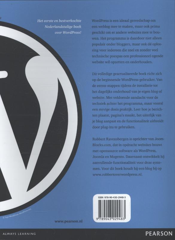 Achterkant van Kickstart WordPress