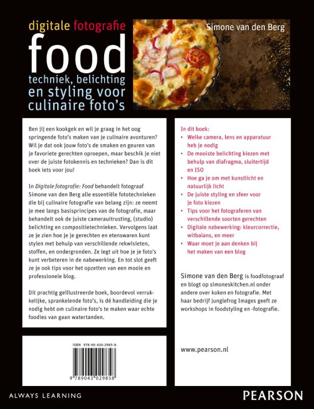 Achterkant van Digitale fotografie: food