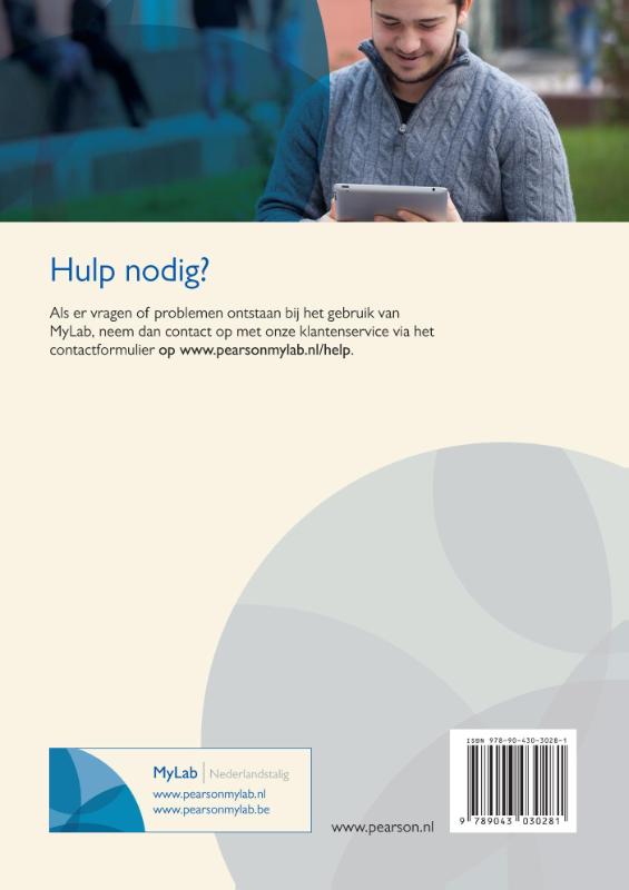 Achterkant van toegangscode MyLab NL