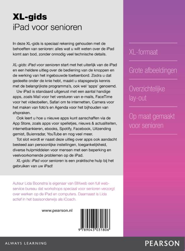 Achterkant van iPad voor senioren