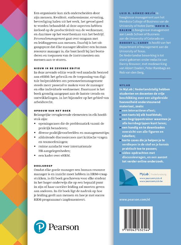 Achterkant van Personeelsmanagement