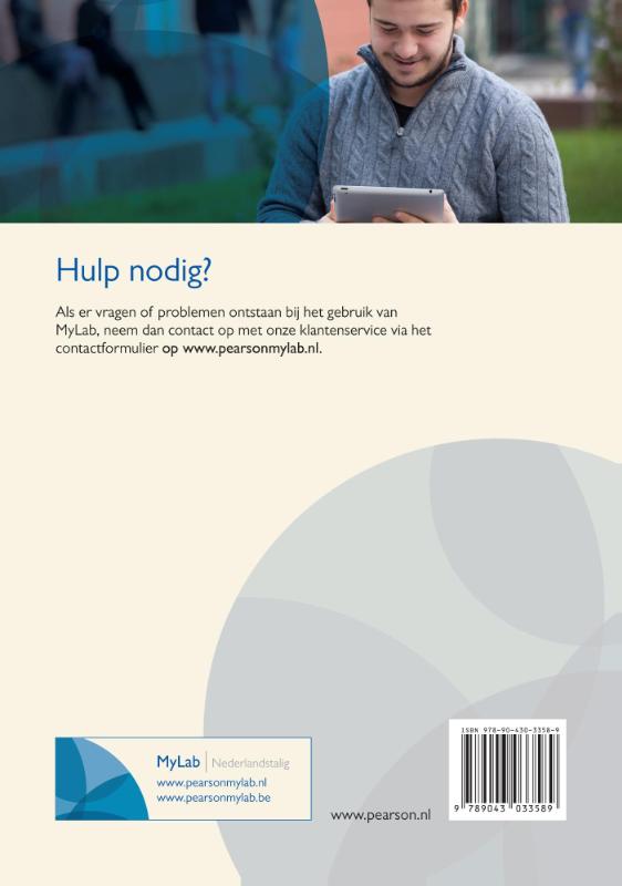 Achterkant van Informatiebeveiliging onder controle, 3e editie, toegangscode MyLab NL