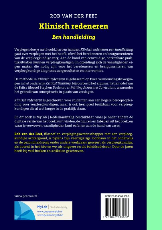 Achterkant van Klinisch redeneren
