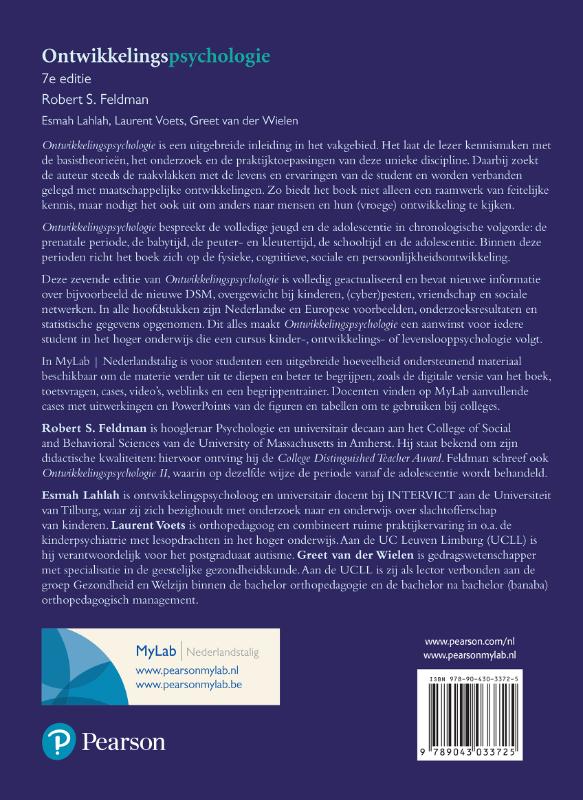 Achterkant van Ontwikkelingspsychologie